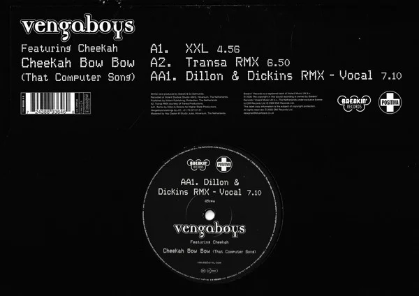Vengaboys Featuring Cheekah – Cheekah Bow Bow (That Computer Song)