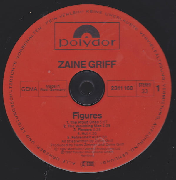 Zaine Griff – Figures