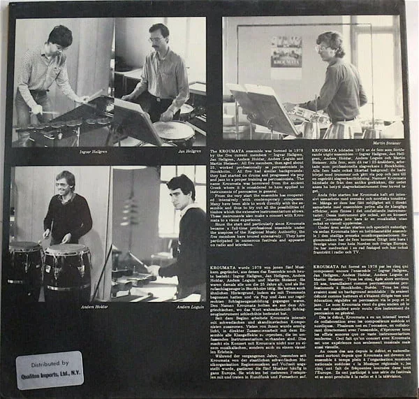 Kroumata Percussion Ensemble, John Cage / Henry Cowell / Torbjörn Iwan Lundquist / Yoshihisa Taïra – Plays Cage, Cowell, Lundquist & Taïra