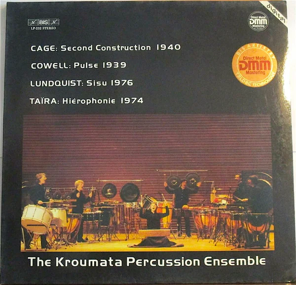 Kroumata Percussion Ensemble, John Cage / Henry Cowell / Torbjörn Iwan Lundquist / Yoshihisa Taïra – Plays Cage, Cowell, Lundquist & Taïra