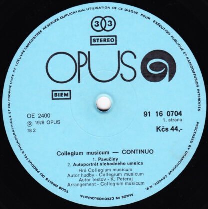 Collegium Musicum - Continuo - Image 3