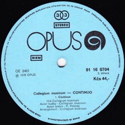 Collegium Musicum - Continuo - Image 4