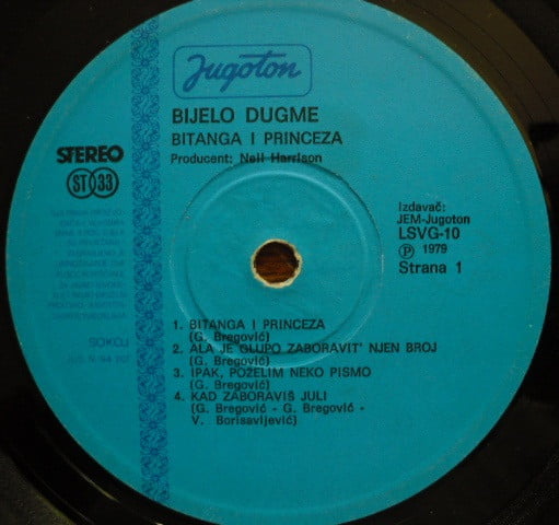 Bijelo Dugme – Bitanga I Princeza