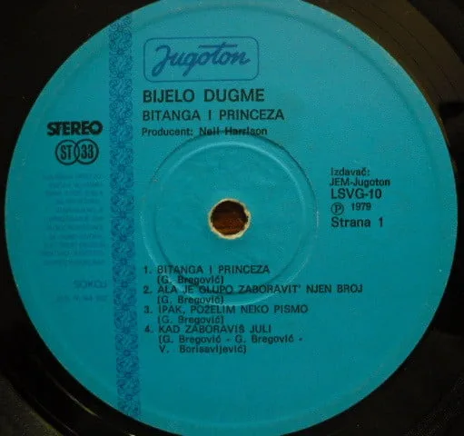 Bijelo Dugme – Bitanga I Princeza