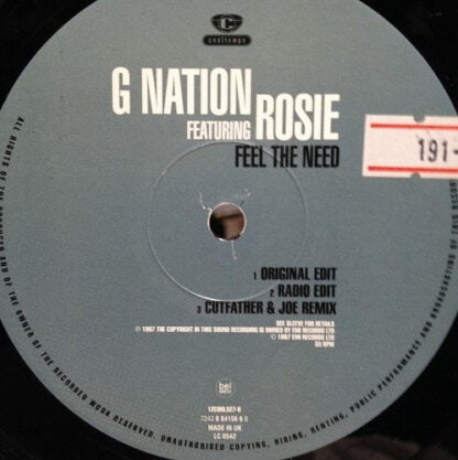 G Nation Featuring Rosie Ania - Feel The Need - Image 3