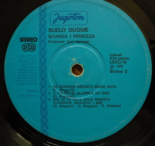 Bijelo Dugme – Bitanga I Princeza
