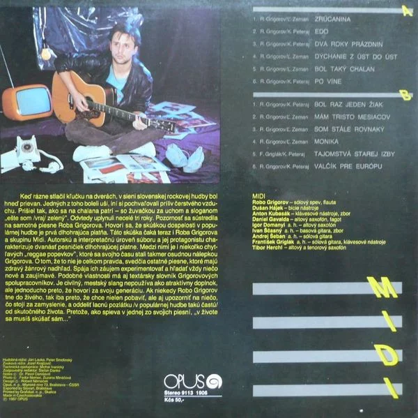 Robo Grigorov, Midi – Robo Grigorov
