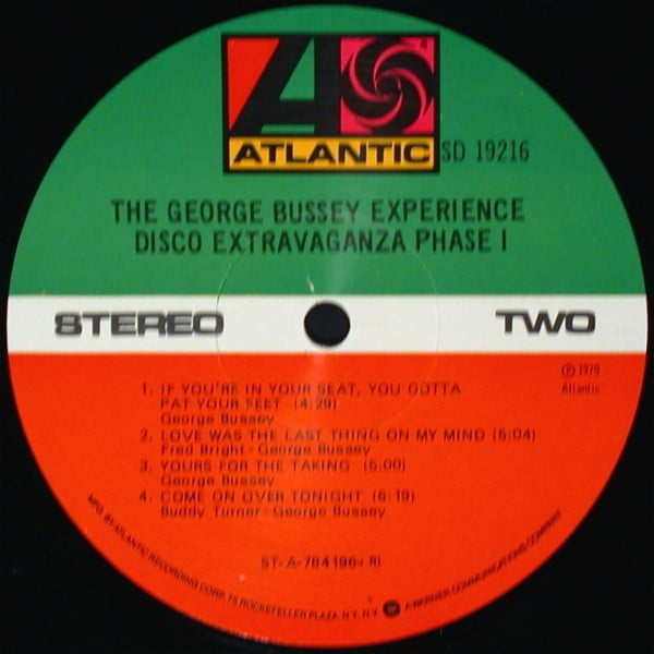 George Bussey Experience - Disco Extravaganza Phase 1 - Bad Times Records