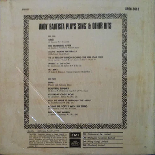 Andy Bautista – Andy Bautista Plays ‘Sing’ & Other Hits