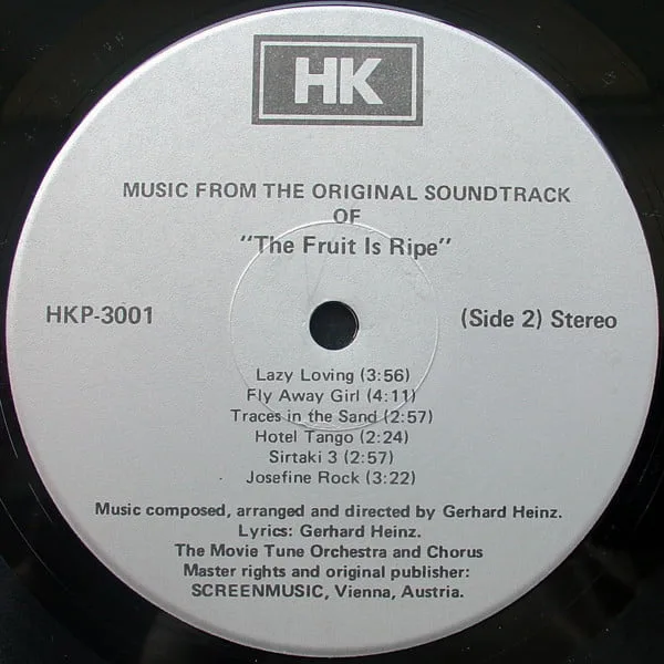 Gerhard Heinz – The Fruit Is Ripe (Original Soundtrack Music From The Films)