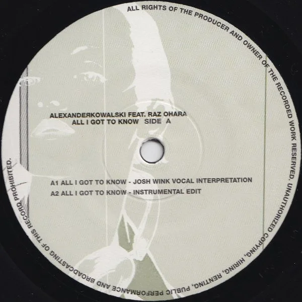 Alexander Kowalski Feat. Raz Ohara – All I Got To Know