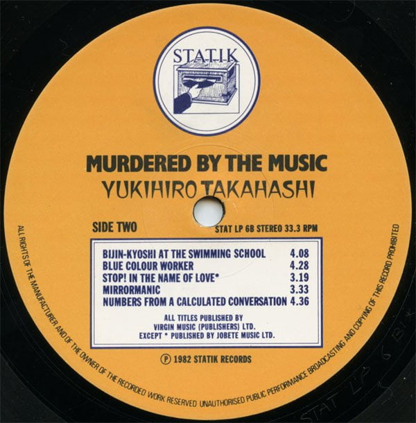 Yukihiro Takahashi – Murdered By The Music
