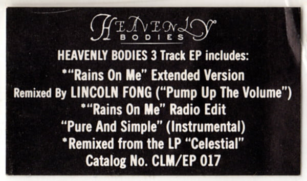 Heavenly Bodies – Rains On Me