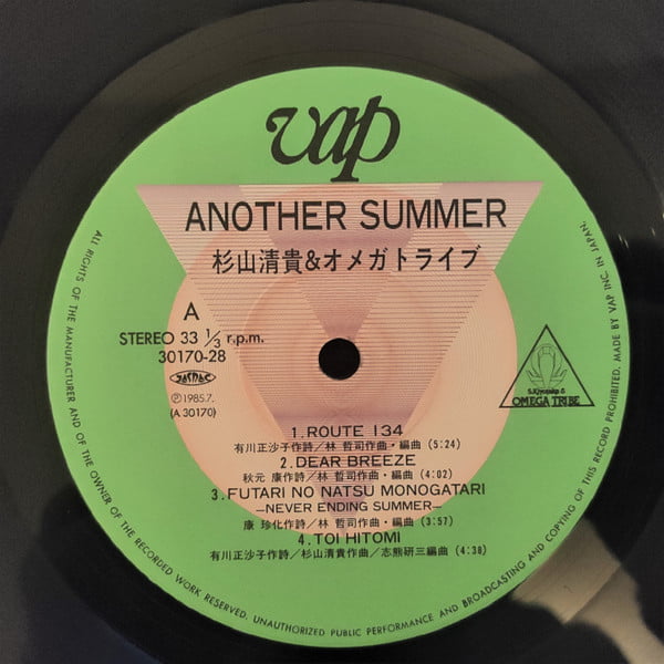 S. Kiyotaka & Omega Tribe โ Another Summer