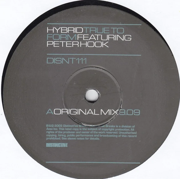 Hybrid Featuring Peter Hook – True To Form