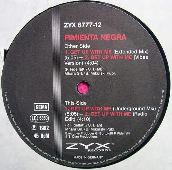 Pimienta Negra – Get Up With Me
