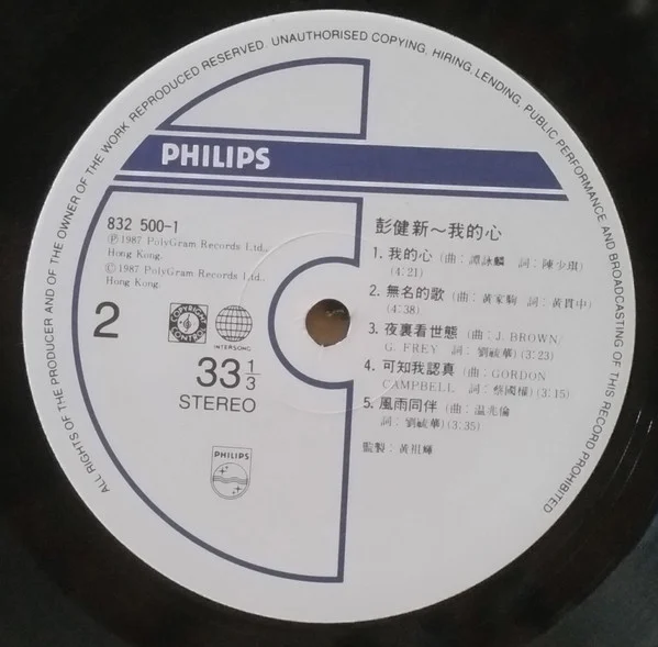 彭健新 – 我的心