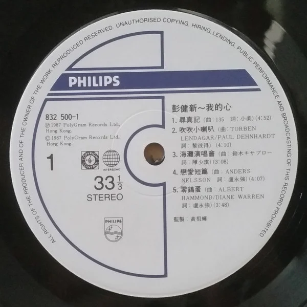 彭健新 – 我的心
