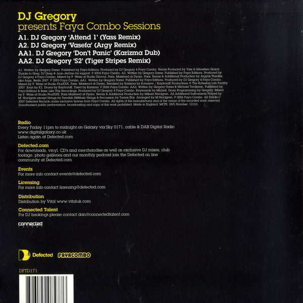 DJ Gregory – Faya Combo Sessions