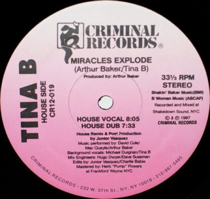 Tina B - Miracles Explode - Image 4