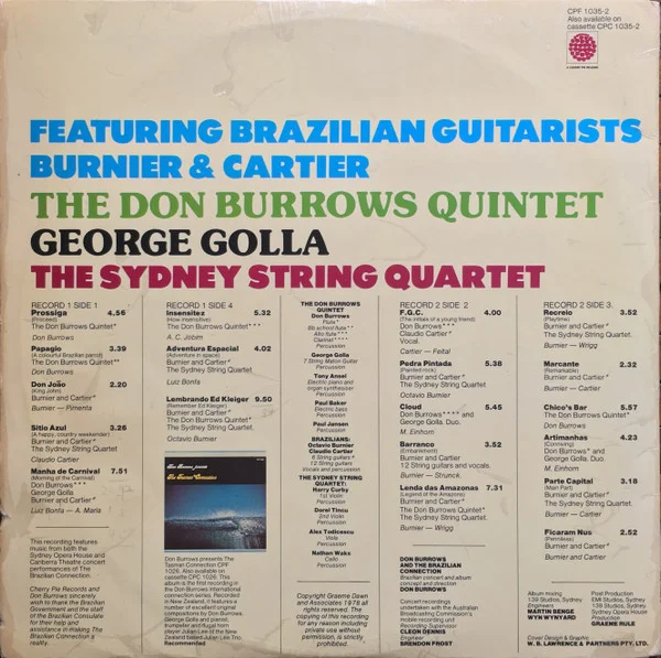 Don Burrows And The Brazilian Connection – Don Burrows And The Brazilian Connection