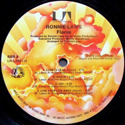 Ronnie Laws - Flame - Image 4