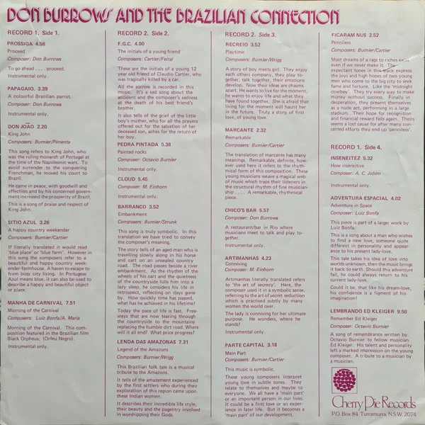 Don Burrows And The Brazilian Connection – Don Burrows And The Brazilian Connection