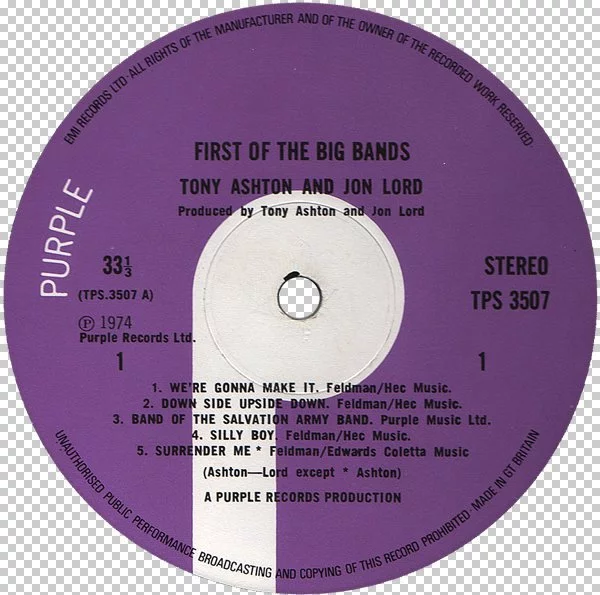 Ashton & Lord – First Of The Big Bands