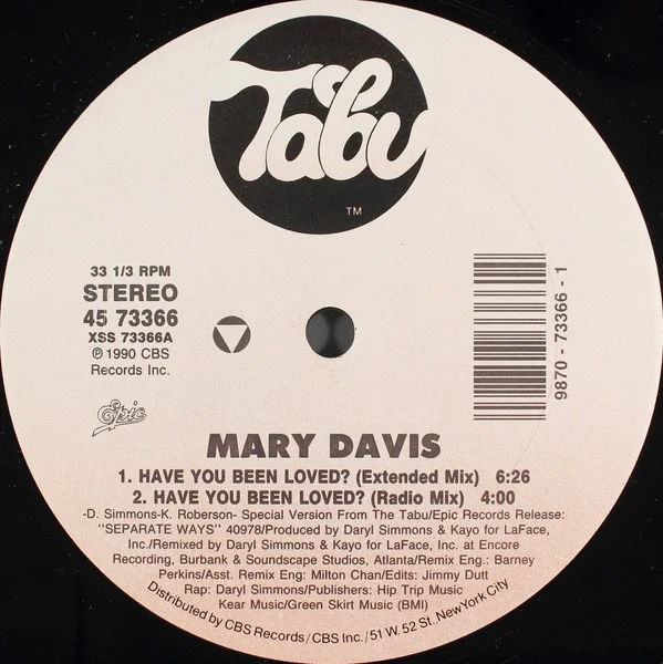 Mary Davis – Have You Been Loved?