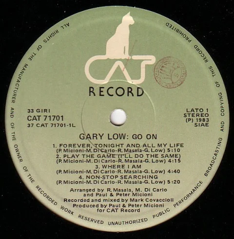 Gary Low – Go On