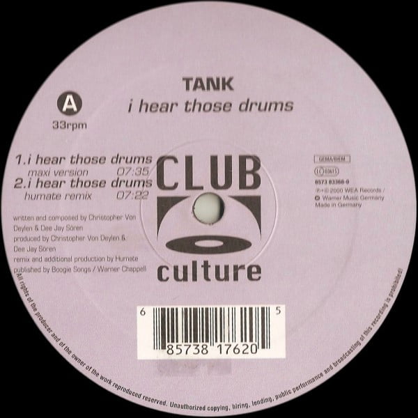 Tank – I Hear Those Drums