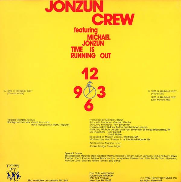The Jonzun Crew Featuring Michael Jonzun – Time Is Running Out