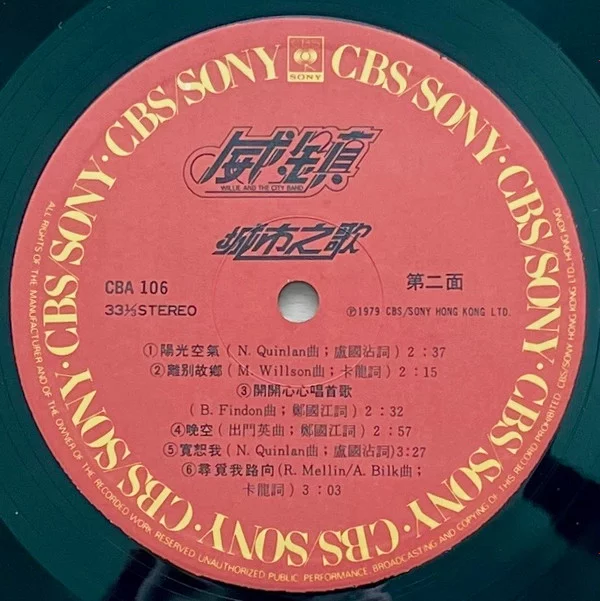 威鎮樂隊 – 城市之歌