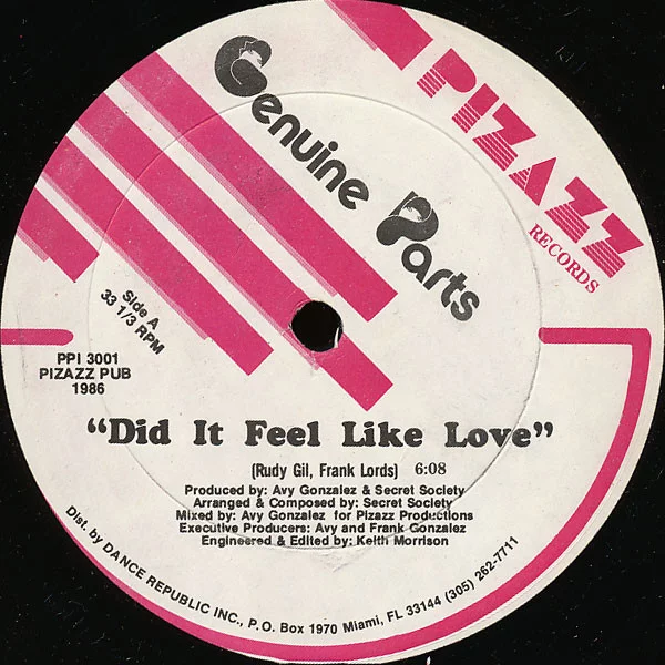 Genuine Parts – Did It Feel Like Love