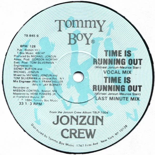 The Jonzun Crew Featuring Michael Jonzun – Time Is Running Out