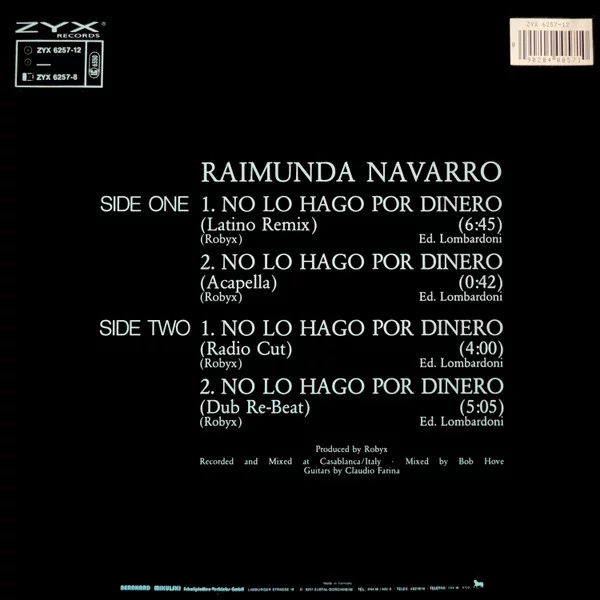 Raimunda Navarro – No Lo Hago Por Dinero