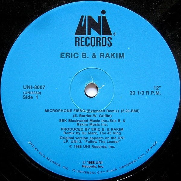 Eric B. & Rakim – Microphone Fiend