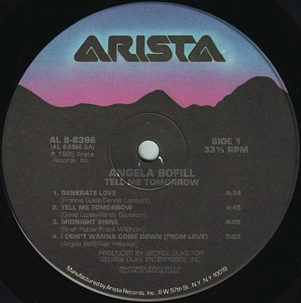 Angela Bofill – Tell Me Tomorrow