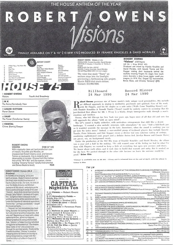 Robert Owens – Visions