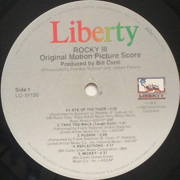 Bill Conti – Rocky III – Original Motion Picture Score