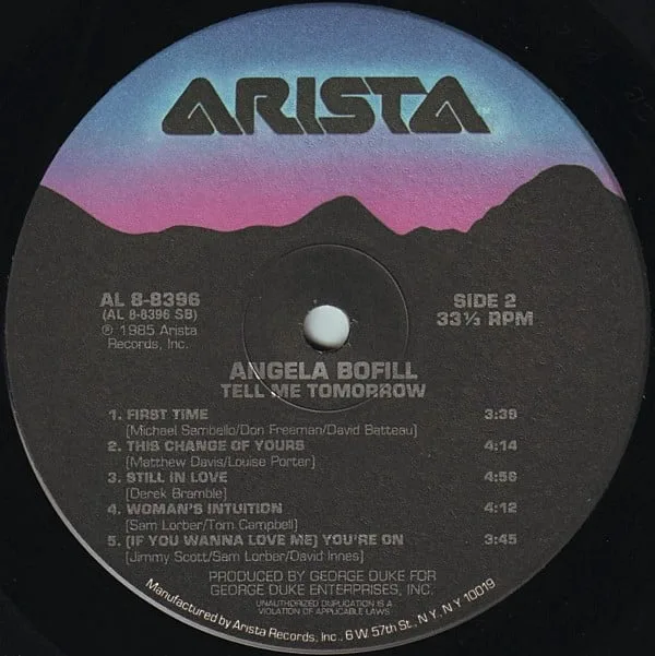 Angela Bofill – Tell Me Tomorrow