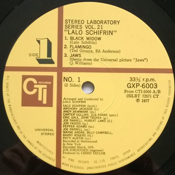 Lalo Schifrin – Stereo Laboratory Vol. 21