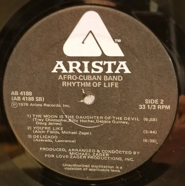 Love Childs Afro Cuban Blues Band – Rhythm Of Life