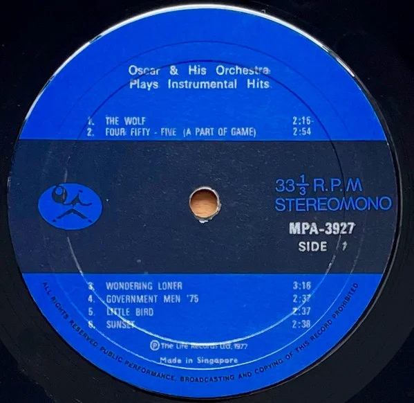 Oscar & His Orchestra – Oscar & His Orchestra Plays Instrumental Hits