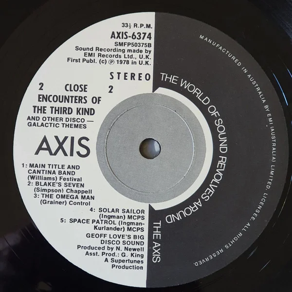 Geoff Love’s Big Disco Sound – Close Encounters Of The Third Kind And Other Disco Galactic Themes