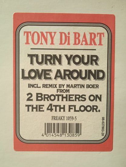 Tony Di Bart - Turn Your Love Around - Image 4