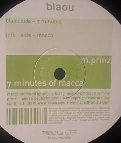 Mitja Prinz - 7 Minutes of Macca - Image 2