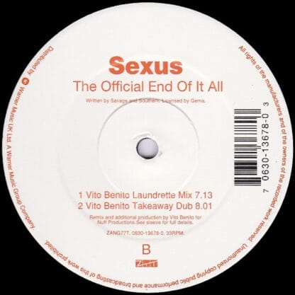 Sexus - The Official End Of It All (Remixed) - Image 4