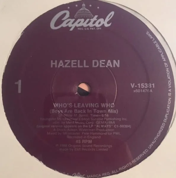 Hazell Dean – Who’s Leaving Who