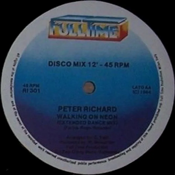Peter Richard – Talk About Me / For You For Only You / Walking On Neon